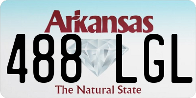 AR license plate 488LGL
