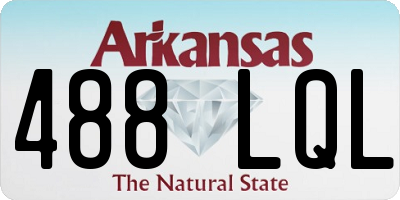 AR license plate 488LQL
