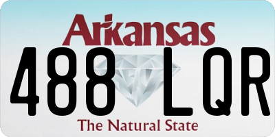 AR license plate 488LQR