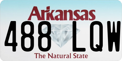AR license plate 488LQW