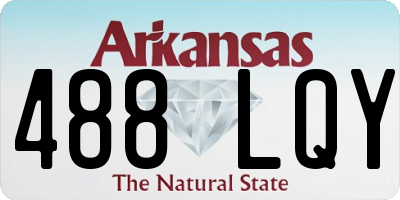 AR license plate 488LQY