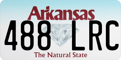 AR license plate 488LRC