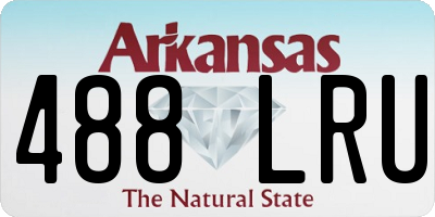 AR license plate 488LRU