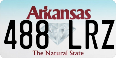 AR license plate 488LRZ