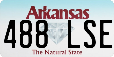 AR license plate 488LSE