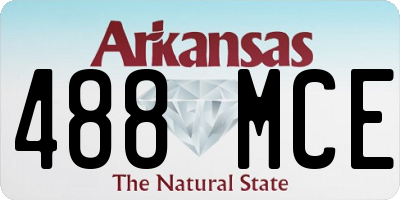 AR license plate 488MCE