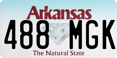 AR license plate 488MGK