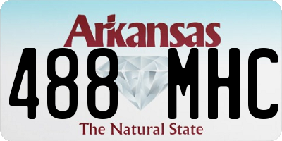 AR license plate 488MHC