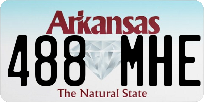 AR license plate 488MHE