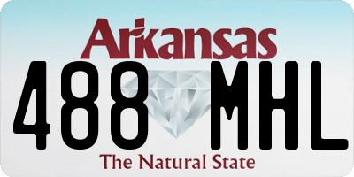 AR license plate 488MHL