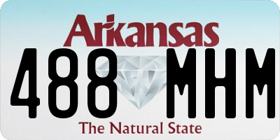 AR license plate 488MHM