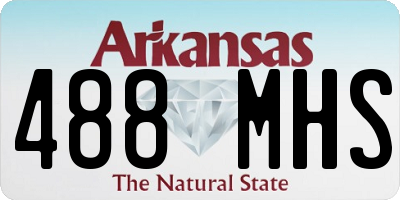 AR license plate 488MHS