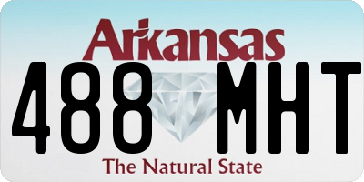 AR license plate 488MHT
