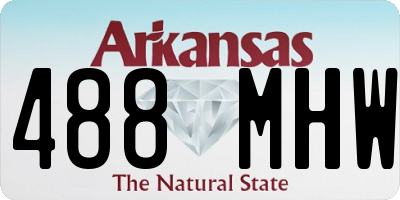 AR license plate 488MHW