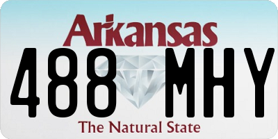 AR license plate 488MHY