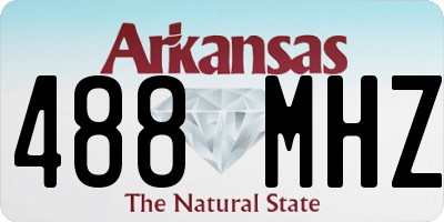 AR license plate 488MHZ