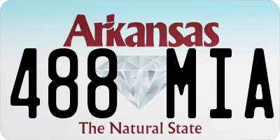 AR license plate 488MIA
