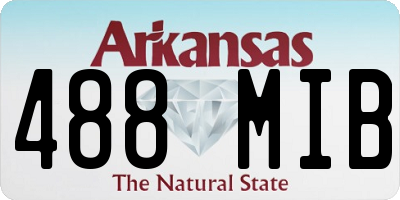 AR license plate 488MIB