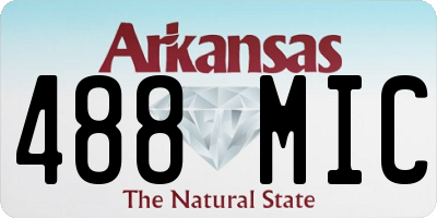 AR license plate 488MIC