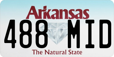 AR license plate 488MID