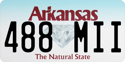 AR license plate 488MII