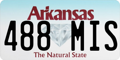 AR license plate 488MIS