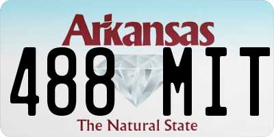 AR license plate 488MIT