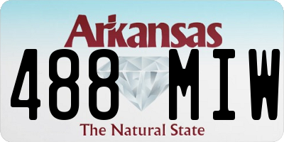 AR license plate 488MIW