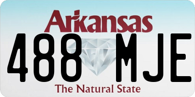 AR license plate 488MJE
