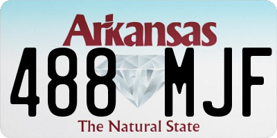 AR license plate 488MJF