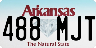 AR license plate 488MJT