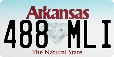 AR license plate 488MLI