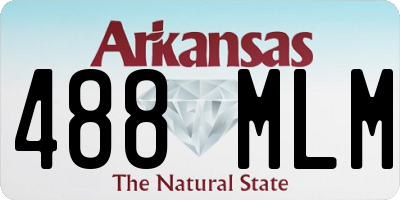 AR license plate 488MLM