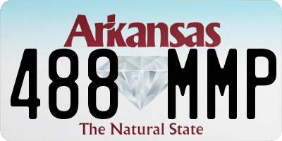 AR license plate 488MMP