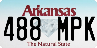 AR license plate 488MPK