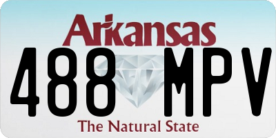 AR license plate 488MPV