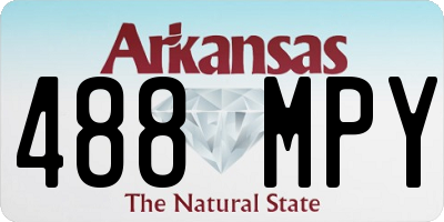 AR license plate 488MPY