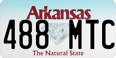 AR license plate 488MTC