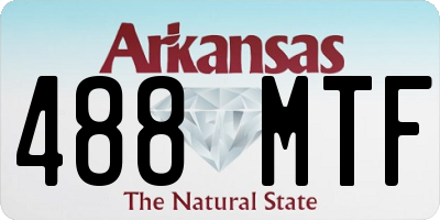 AR license plate 488MTF
