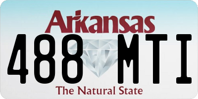 AR license plate 488MTI