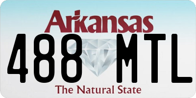 AR license plate 488MTL