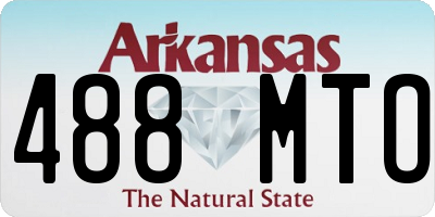 AR license plate 488MTO