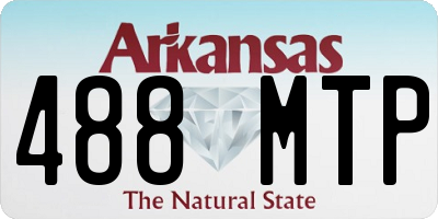AR license plate 488MTP