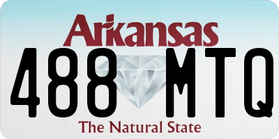AR license plate 488MTQ