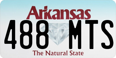 AR license plate 488MTS