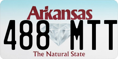 AR license plate 488MTT