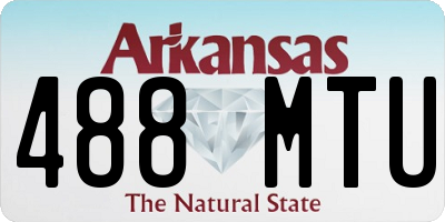 AR license plate 488MTU
