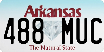 AR license plate 488MUC