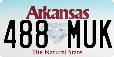 AR license plate 488MUK