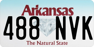AR license plate 488NVK